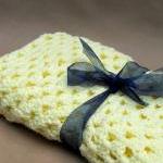 Crochet Baby Blanket Yello..