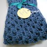 Crochet Baby Blanket Denim ..