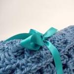 Crochet Baby Blanket Denim ..