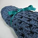 Crochet Baby Blanket Denim ..
