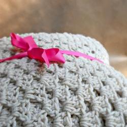 Crochet Afghan White Made to Order